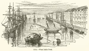 West India Dock by English School